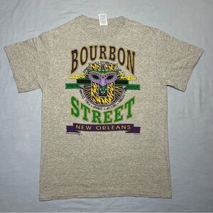 Vintage New Orleans Mardi Gras Bourbon Street t-shirt